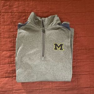 University of Michigan Wolverines Quarterzip